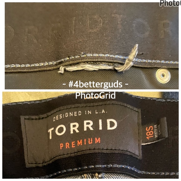 Torrid Bombshell Super Skinny High Rise Stretch Jeans 18S 18 Short - Picture 10 of 16